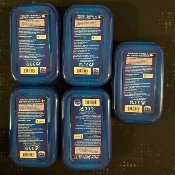 5 empty Pokemon Go Mini Tins Eevee Pikachu Snorlax - Picture 2 of 3